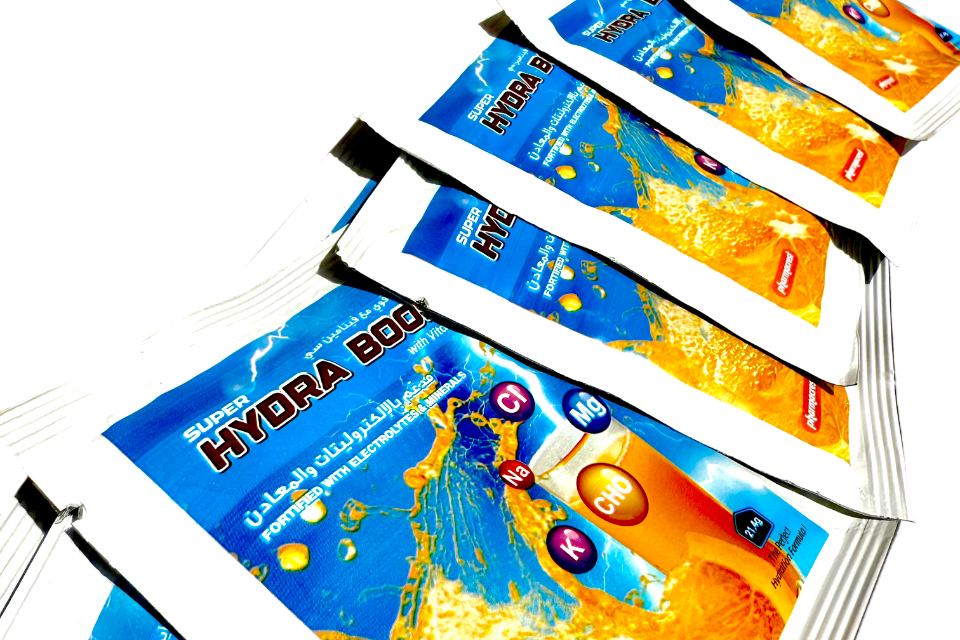 Hydra Boost ORS (With Vitamin C) - Fortified with Electrolytes & Minerals